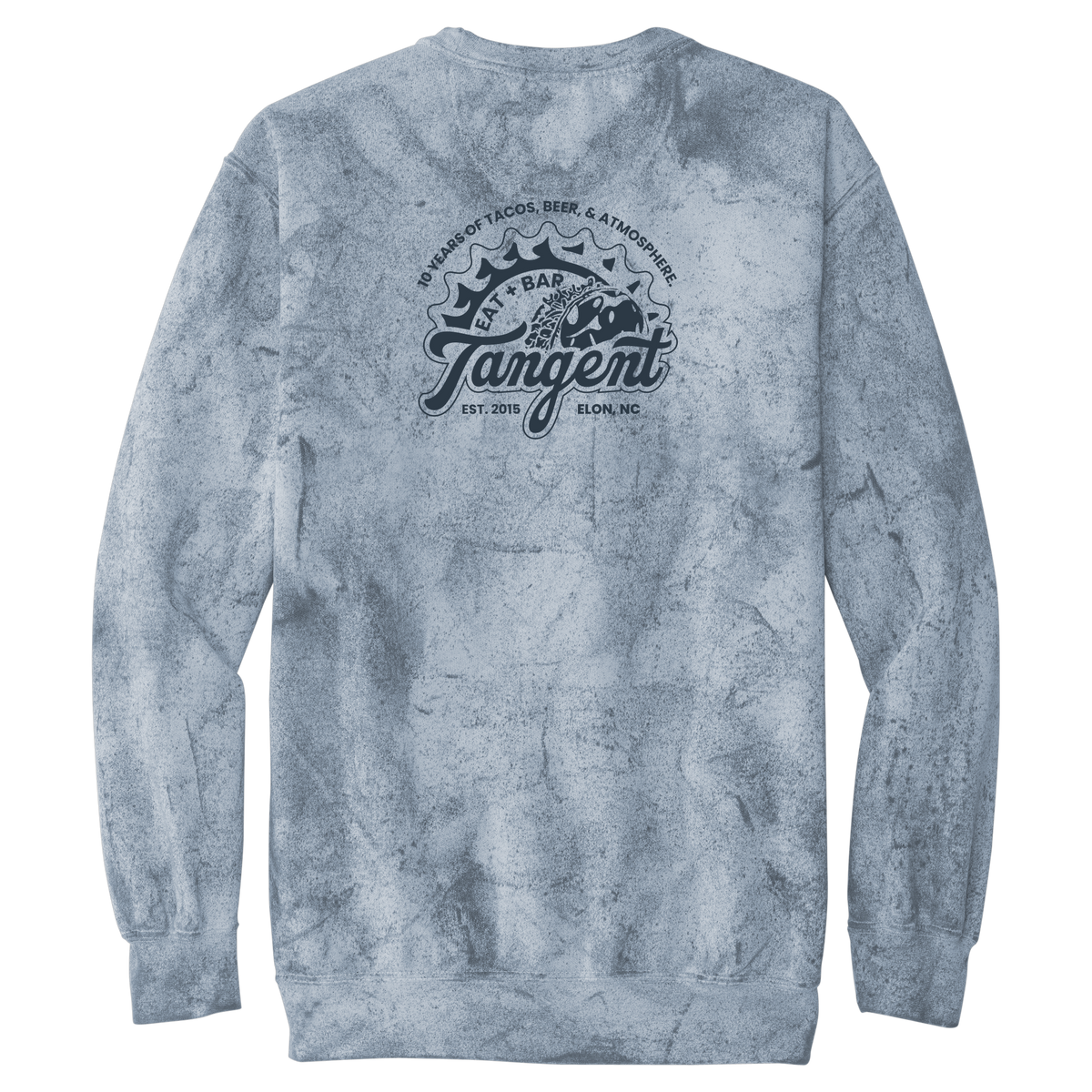Tangent 10 Year Anniversary Comfort Colors Colorblast Crewneck Sweatshirt