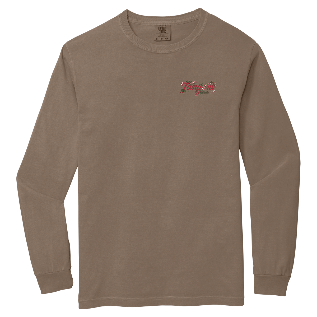 Tangent Christmas Beer Comfort Colors Long Sleeve T-Shirt