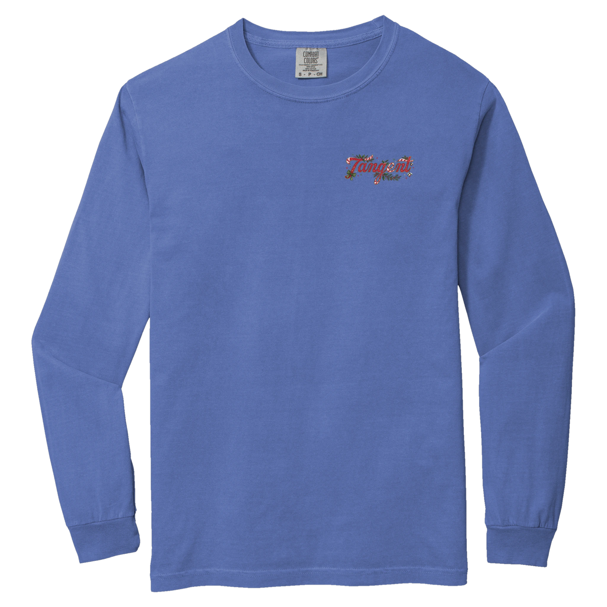 Tangent Christmas Beer Comfort Colors Long Sleeve T-Shirt