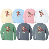 Tangent Merrier with a Martini Comfort Colors Long Sleeve T-Shirt