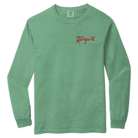 Tangent Merrier with a Martini Comfort Colors Long Sleeve T-Shirt