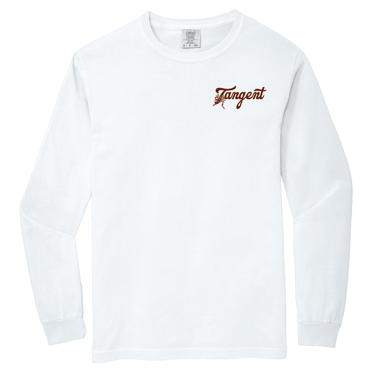 Tangent Merrier with a Martini Comfort Colors Long Sleeve T-Shirt