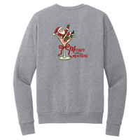 Tangent Merrier with a Martini Crewneck Sweatshirt