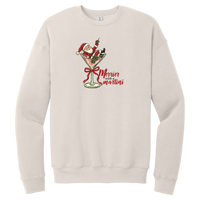 Tangent Merrier with a Martini Crewneck Sweatshirt