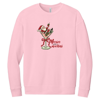 Tangent Merrier with a Martini Crewneck Sweatshirt