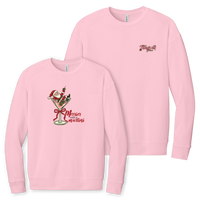 Tangent Merrier with a Martini Crewneck Sweatshirt