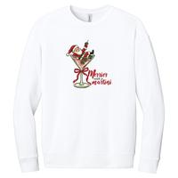 Tangent Merrier with a Martini Crewneck Sweatshirt