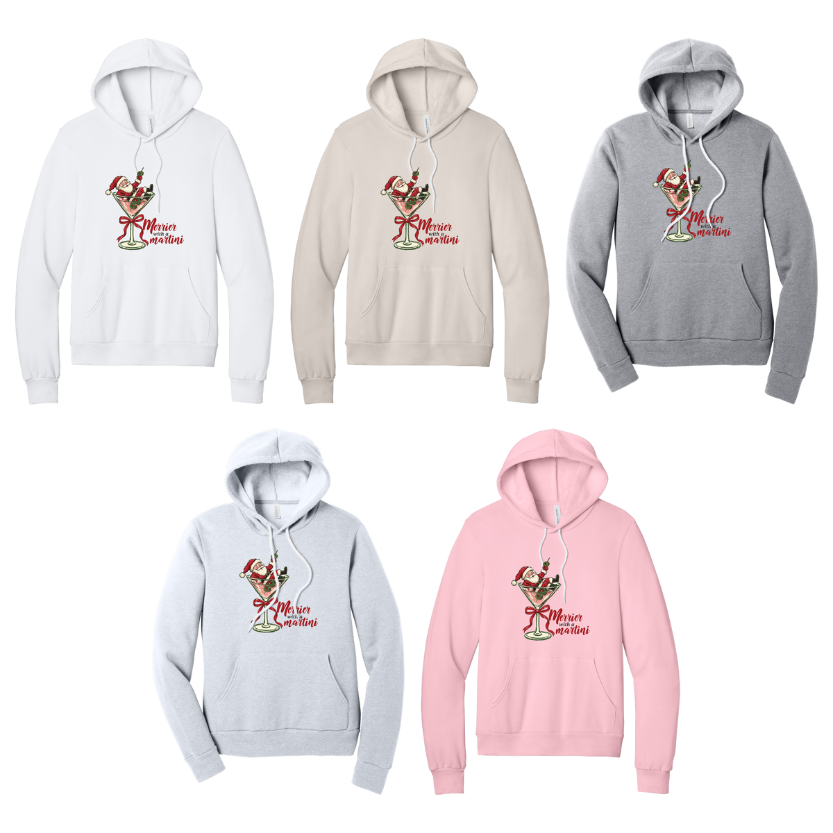 Tangent Merrier with a Martini Hoodie