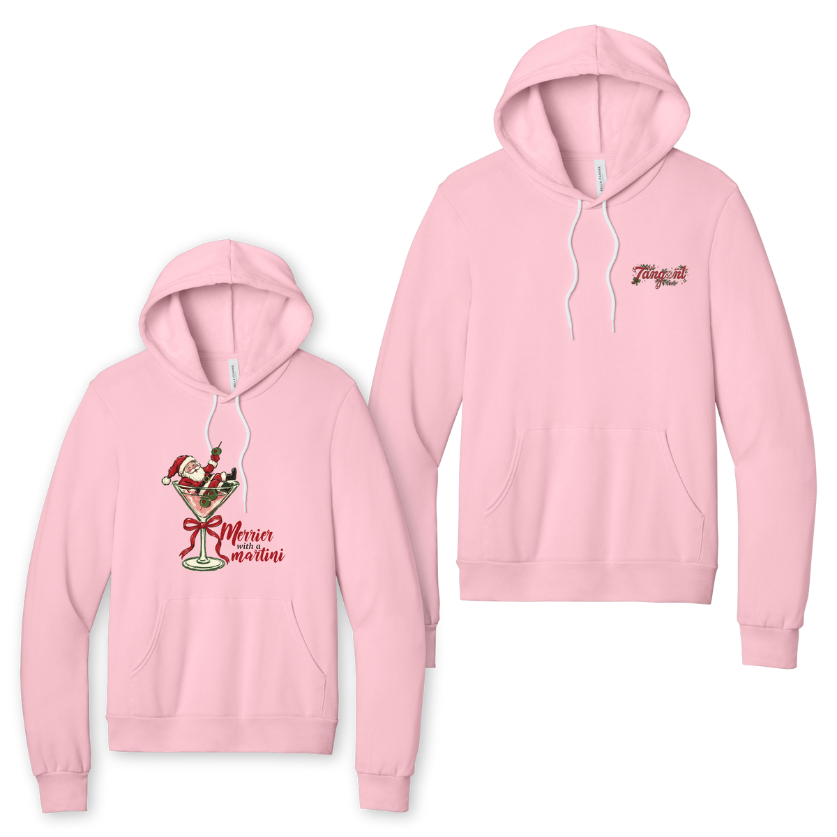 Tangent Merrier with a Martini Hoodie