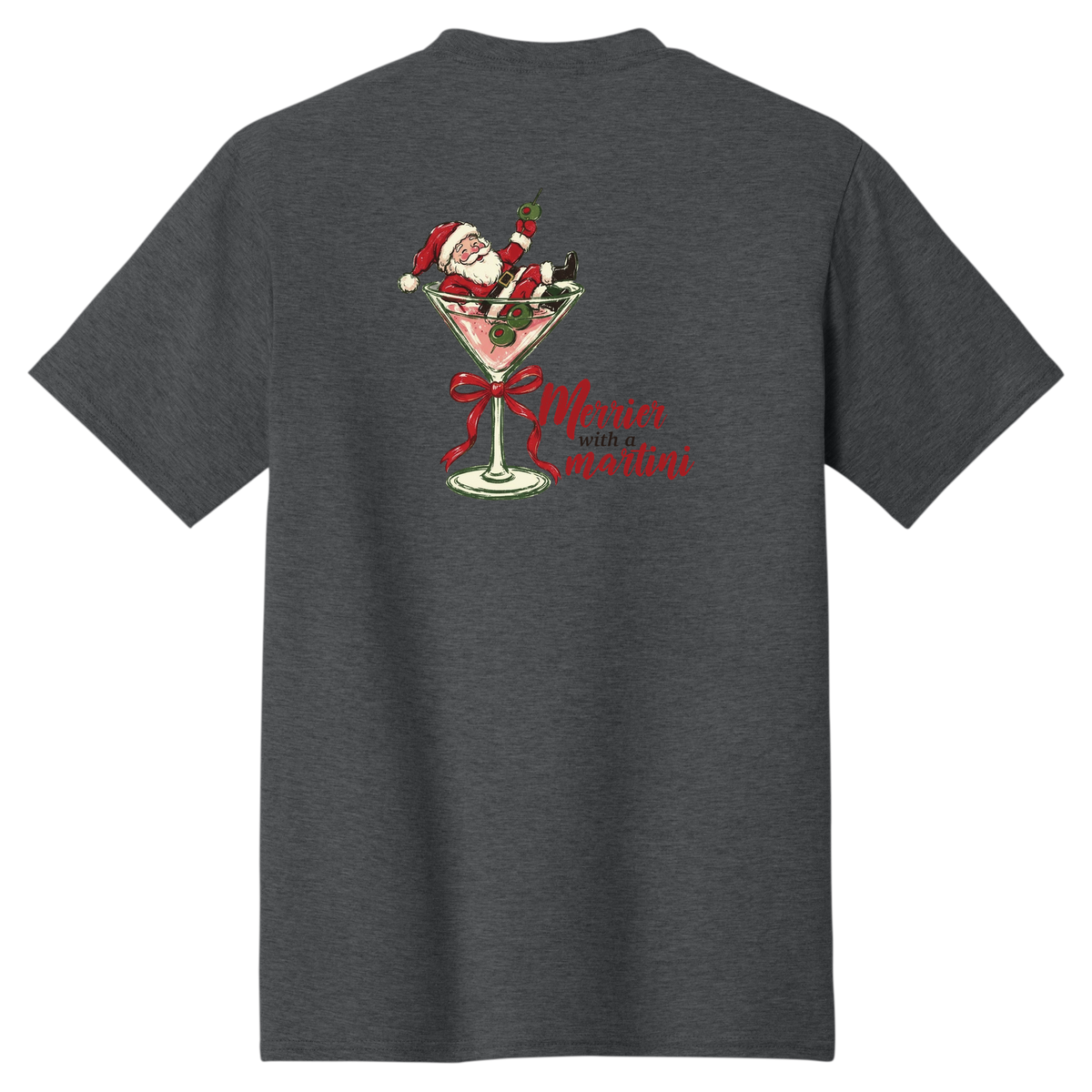 Tangent Merrier with a Martini T-Shirt