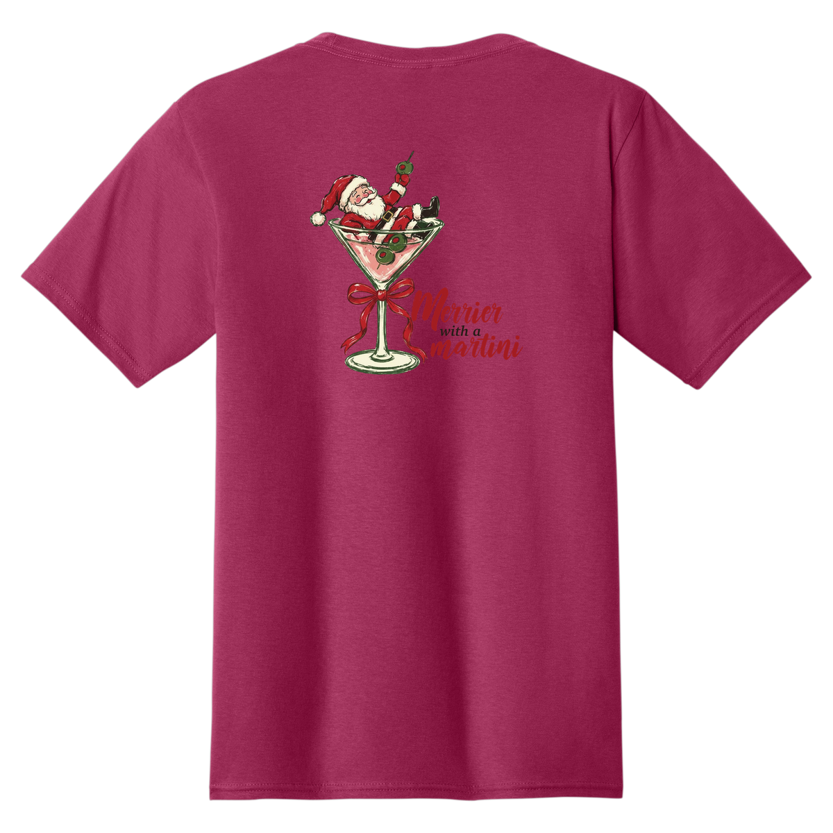 Tangent Merrier with a Martini T-Shirt