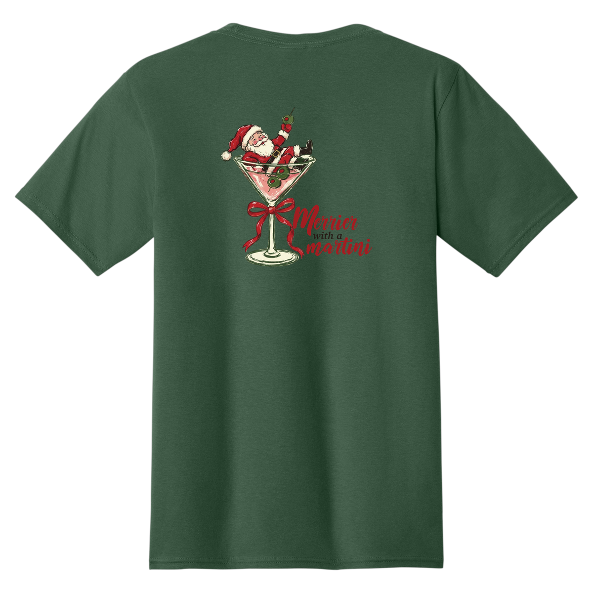 Tangent Merrier with a Martini T-Shirt