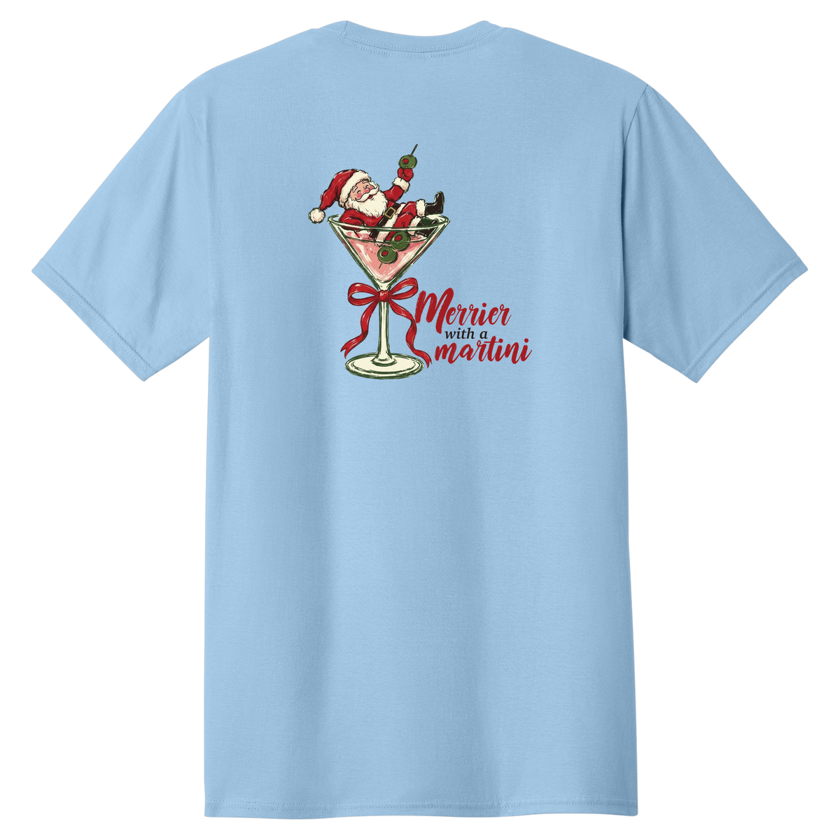 Tangent Merrier with a Martini T-Shirt