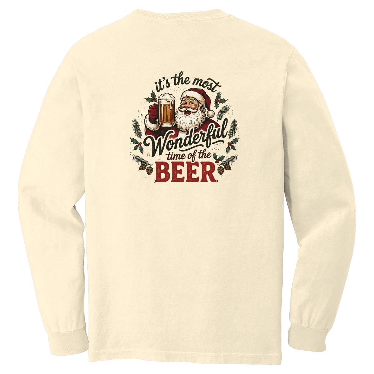 Tangent Most Wonderful Time of the Beer Comfort Colors Long Sleeve T-Shirt