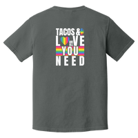 Tangent Tacos & Love Pride Comfort Colors Heavyweight Tee