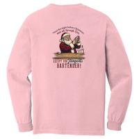 Tangent Twas the Night Bartender Comfort Colors Long Sleeve T-Shirt