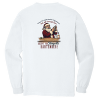 Tangent Twas the Night Bartender Comfort Colors Long Sleeve T-Shirt