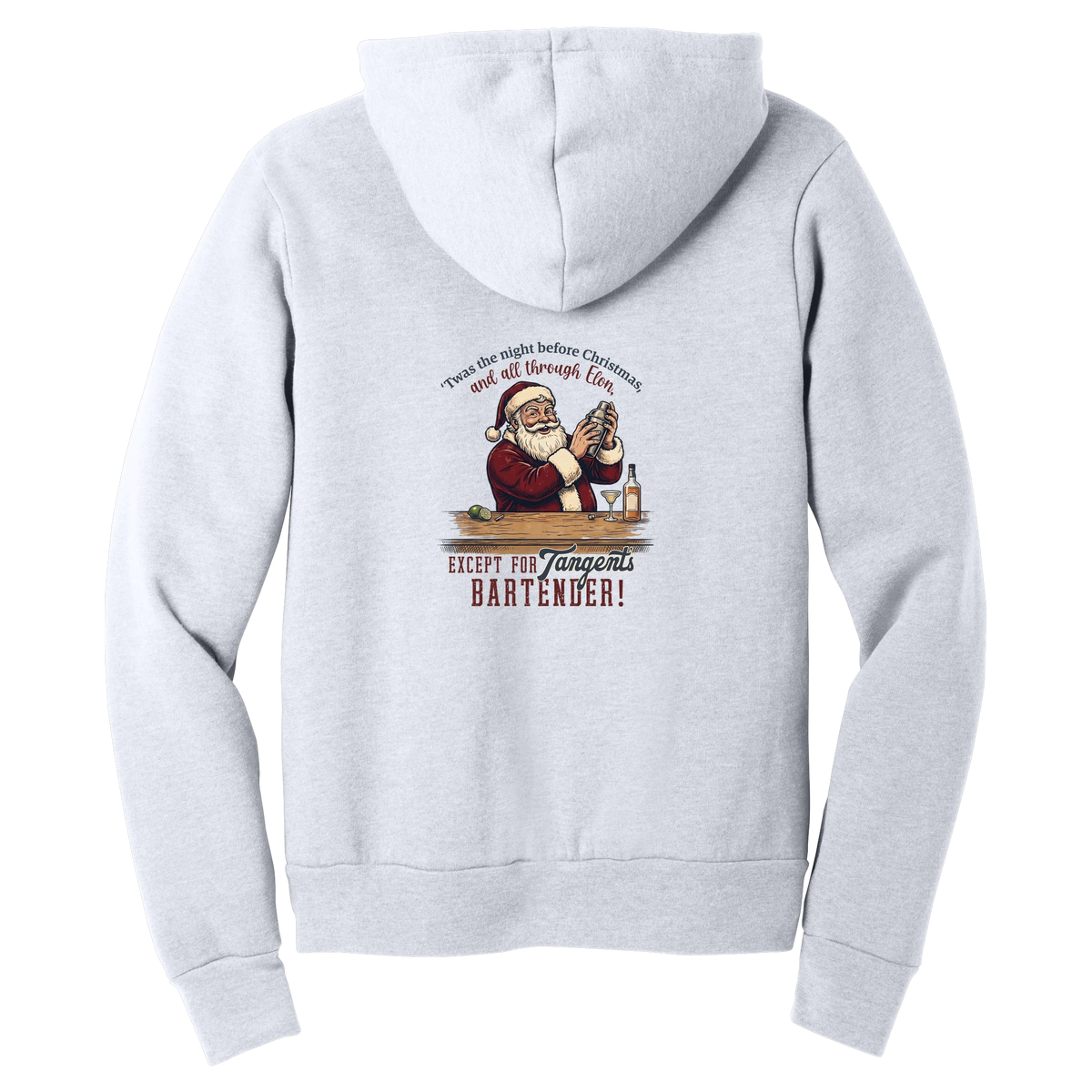 Tangent Twas the Night Bartender Hoodie