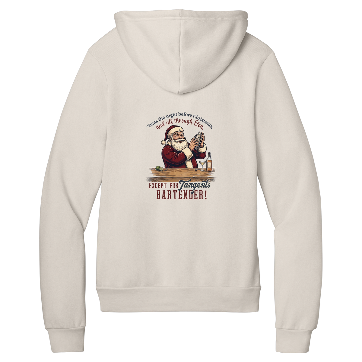 Tangent Twas the Night Bartender Hoodie