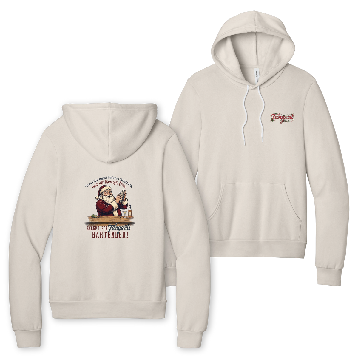 Tangent Twas the Night Bartender Hoodie