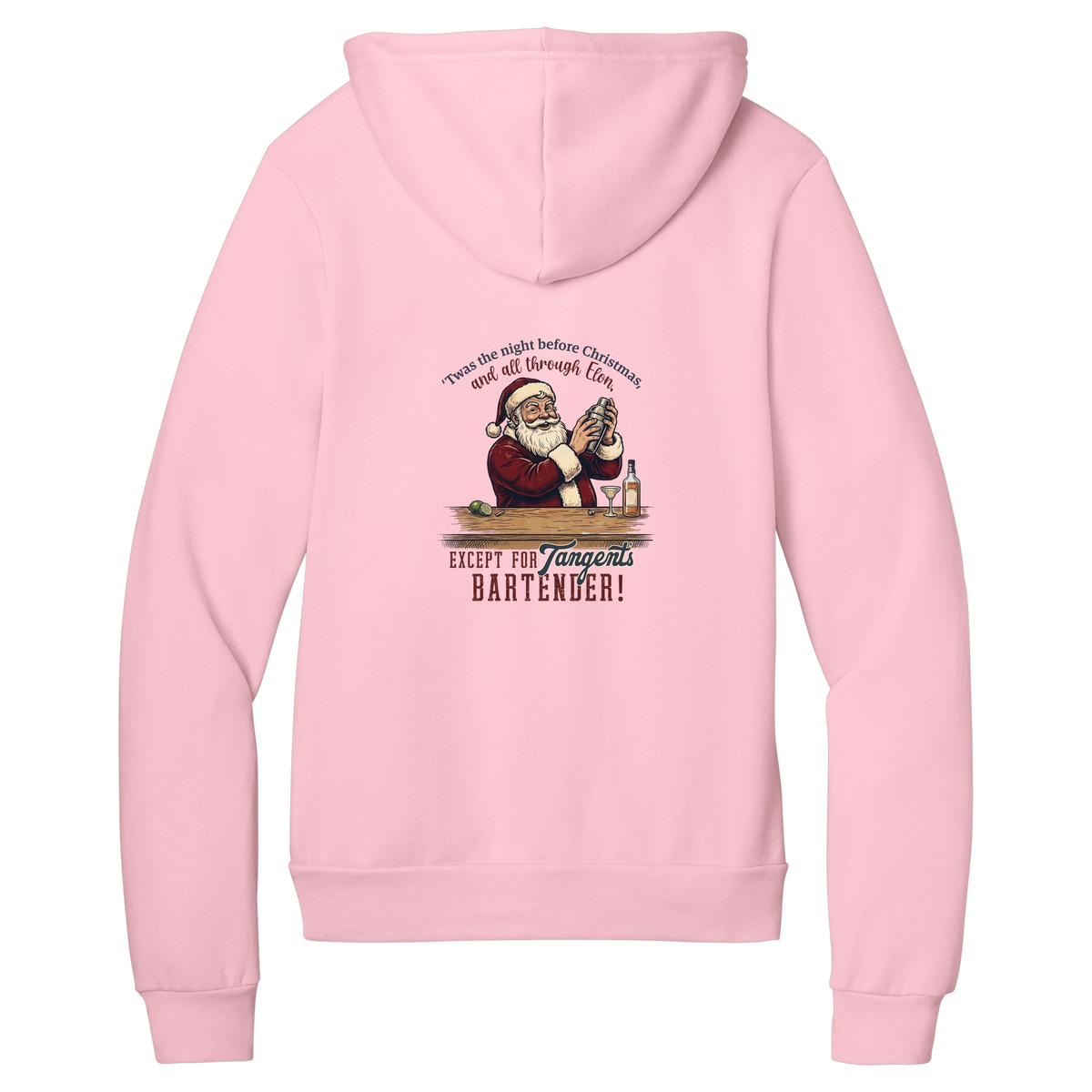 Tangent Twas the Night Bartender Hoodie