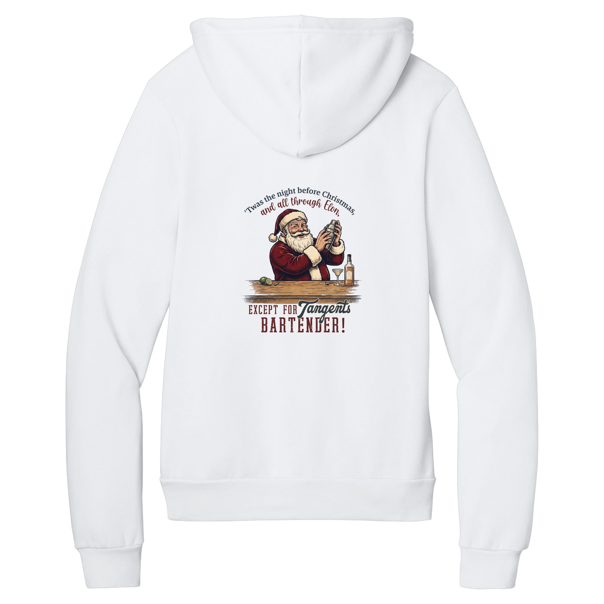 Tangent Twas the Night Bartender Hoodie