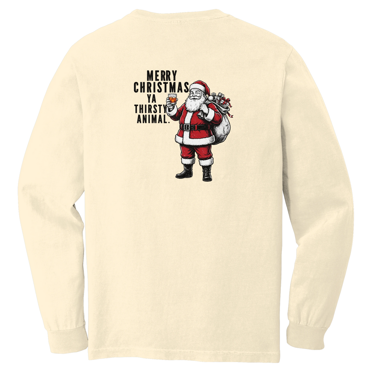 Tangent Ya Thirsty Animal Comfort Colors Long Sleeve T-Shirt