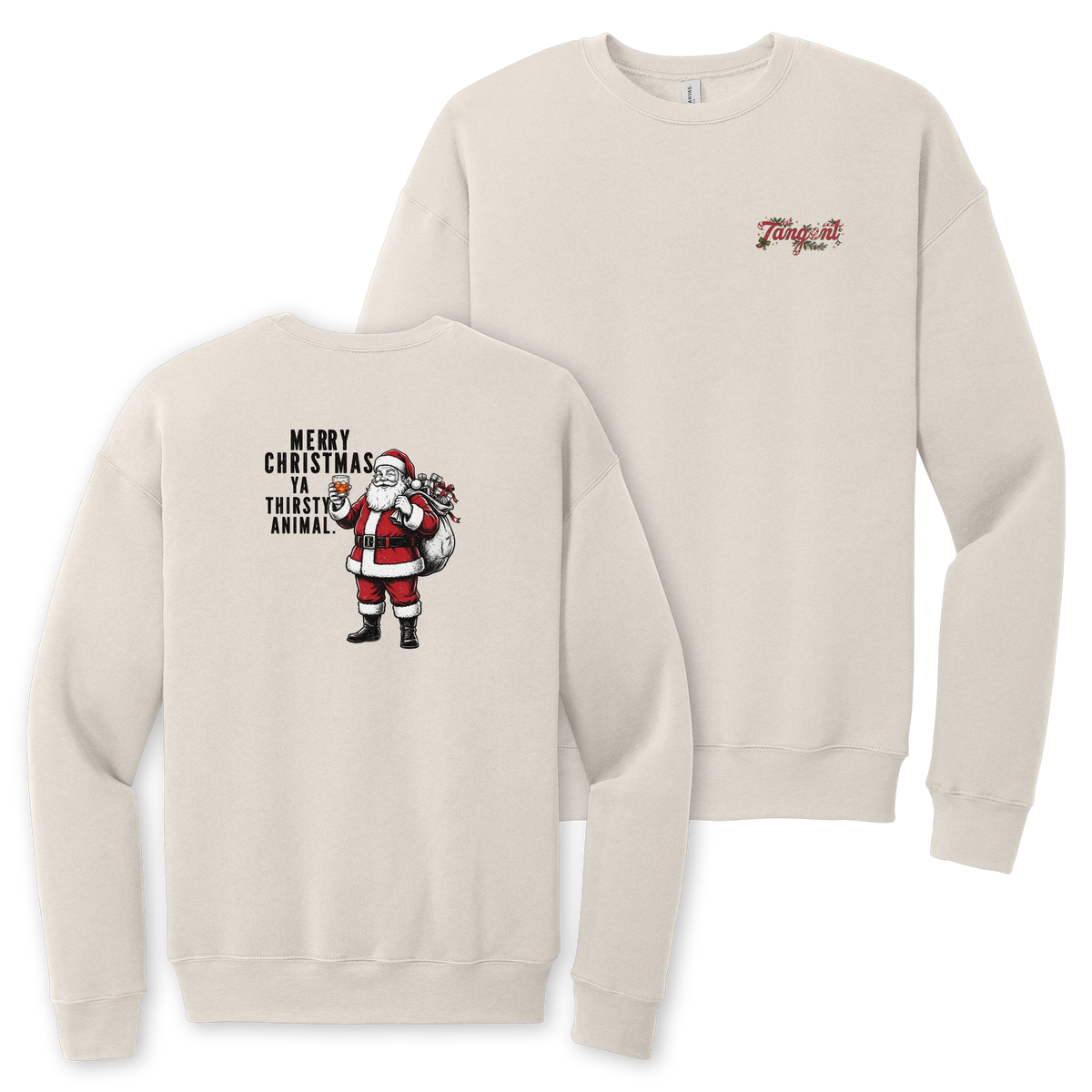 Tangent Ya Thirsty Animal Crewneck Sweatshirt